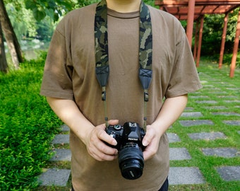 personalized handmade camo-3 printed camera strap | canon camera strap | dslr camera strap | photographer gift,