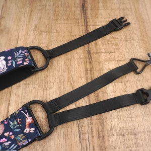 Nature world clip-on ukulele hook strap, no button, no drilling soft ukulele strap graduation gift image 3