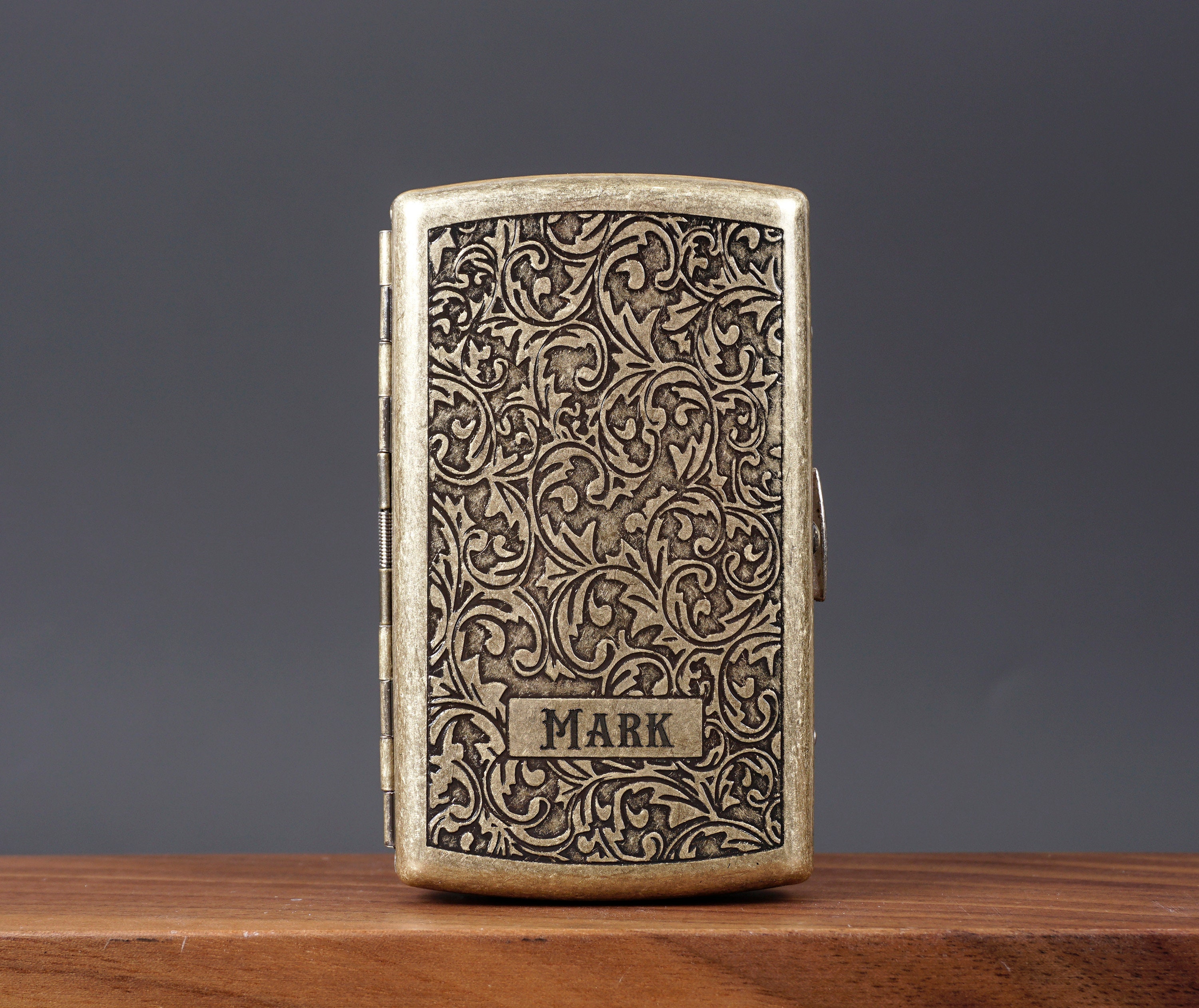 Brass cigarette case - Etsy 日本