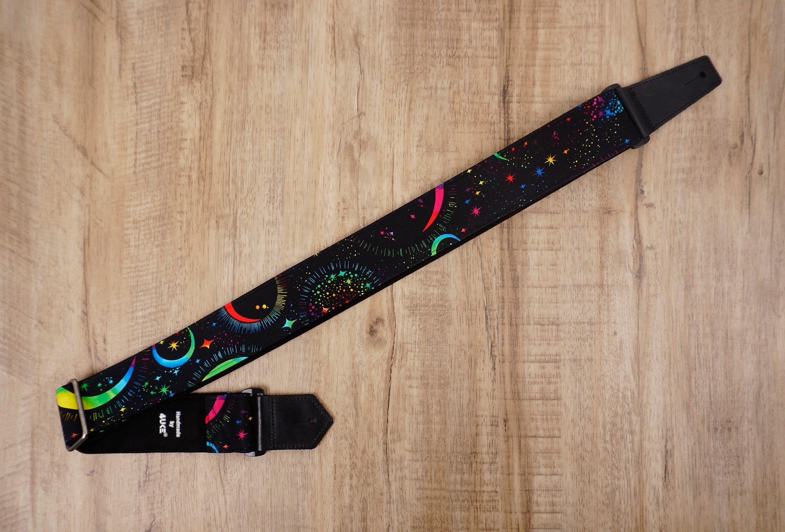 Jerry Garcia, Grateful Dead Replica Guitar Strap, Limited Edition Black