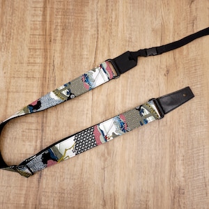 Personalized Japanese culture ukulele strap | japan ukulele strap | ukulele gifts | personalized uke strap,