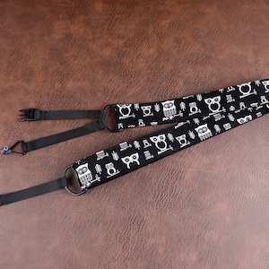 owl clip-on ukulele hook strap, no button, no drilling | ukulele gifts for her,