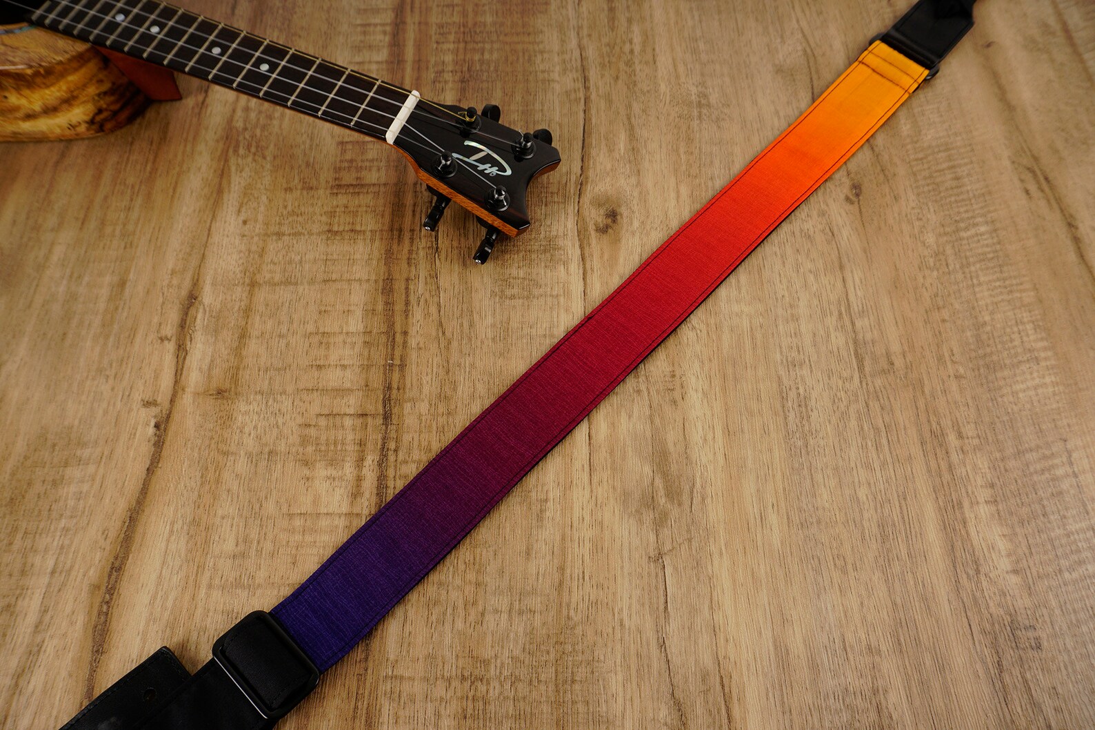 Gradient colour ukulele strap minimalist ukulele strap Etsy