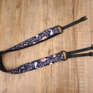 Nature world clip-on ukulele hook strap, no button, no drilling | soft ukulele strap | graduation gift