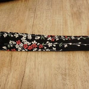 Weeping Cherry blossom floral clip-on ukulele strap with hook, no drilling,no button, mothers day gift image 4