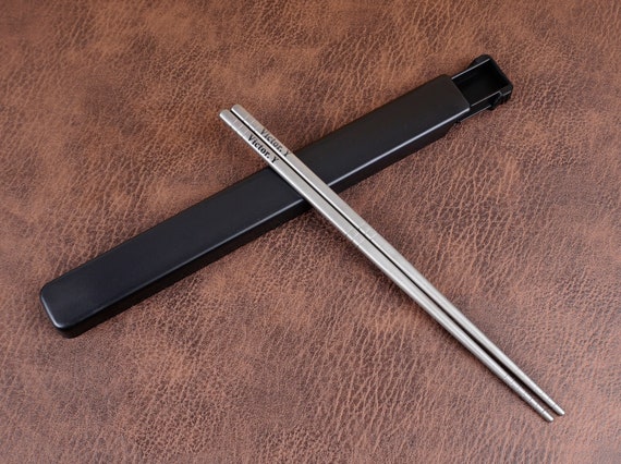 Titan-Essstäbchen – 22,9 Cm – Ultraleicht, Rostfrei & Spülmaschinenfest