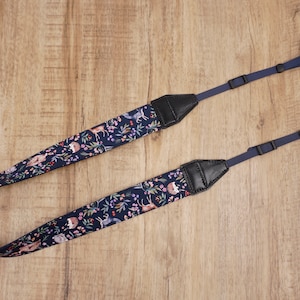 Personalized cute Nature animals quick-release camera strap | for canon/nikon/sony/fuji/ricoh/pentax/panasonic, dslr camera straps