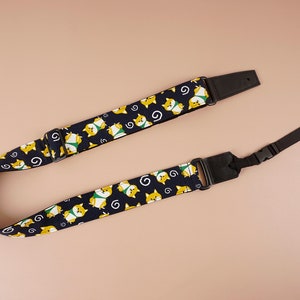 Personalized ukulele shoulder strap with Shiba Inu printed,