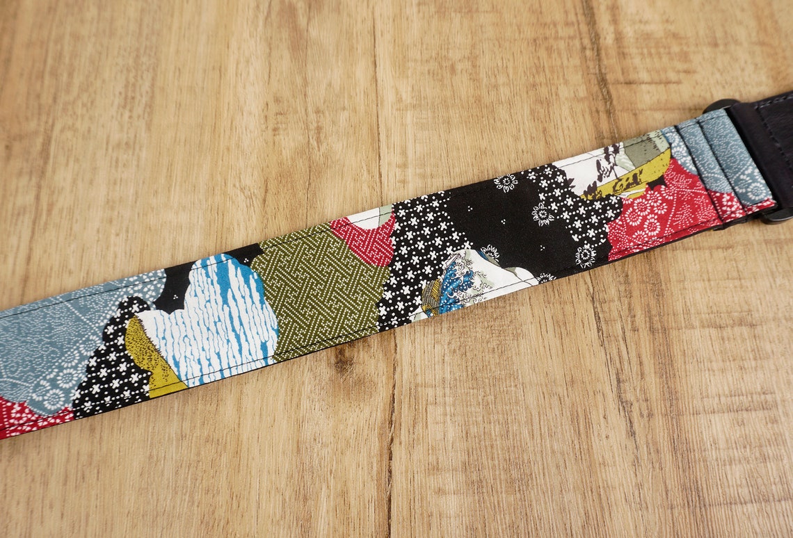 Personalized Japanese Culture Printed Guitar Strap Japan Etsy Australia
