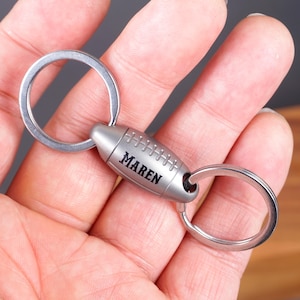 Personalized Titanium Alloy Swivel Keychain – Durable & Stylish Gift