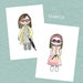 Annika Hand Drawn Printable Coloring Pages Coloring Pages - Etsy