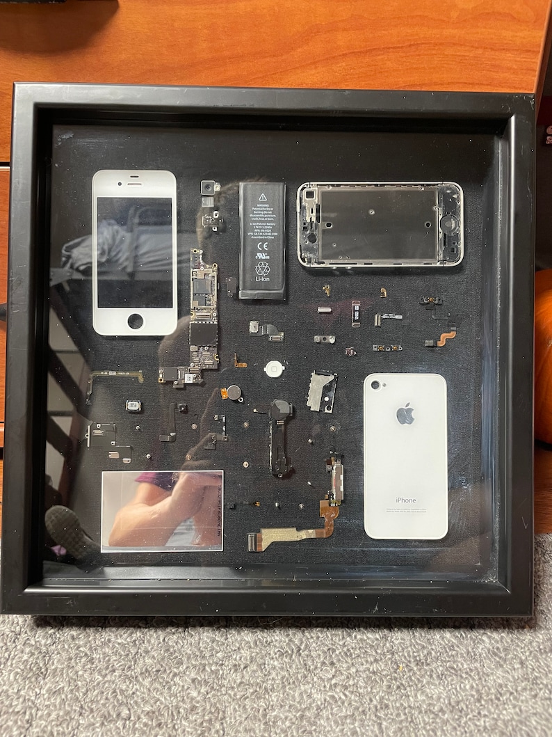 Handmade iPhone Shadow Box - Etsy