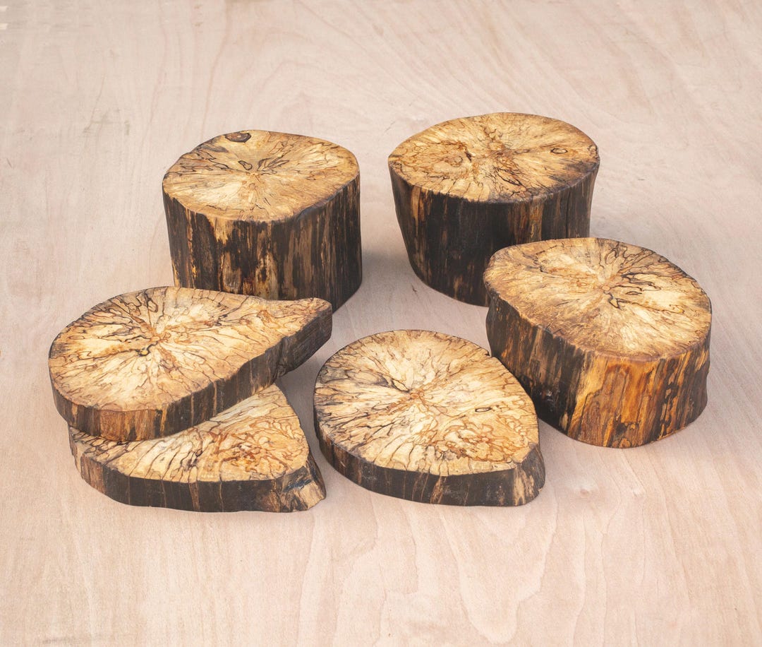 Spalted Birch Riser Blocks - Plinths - Bases - Display - Plinths - Etsy