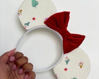 Seven Dwarf Inspired Mouse Ears, Minnie Mouse Ears, Mickey Mouse Ears