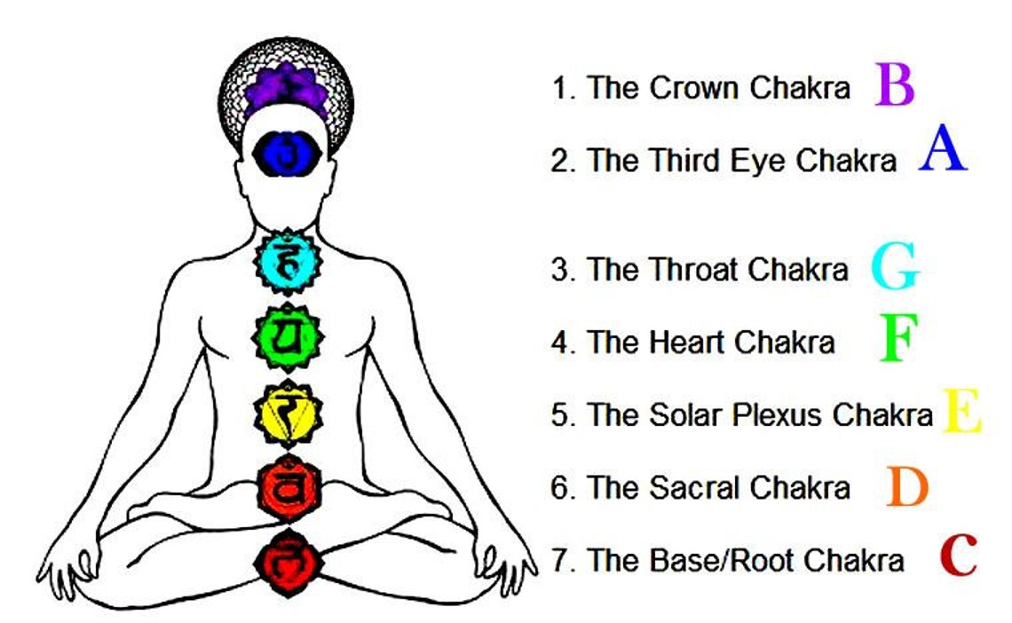 Chakra Singing Bowl set of 7 Tibetan Singing Bowls Etsy