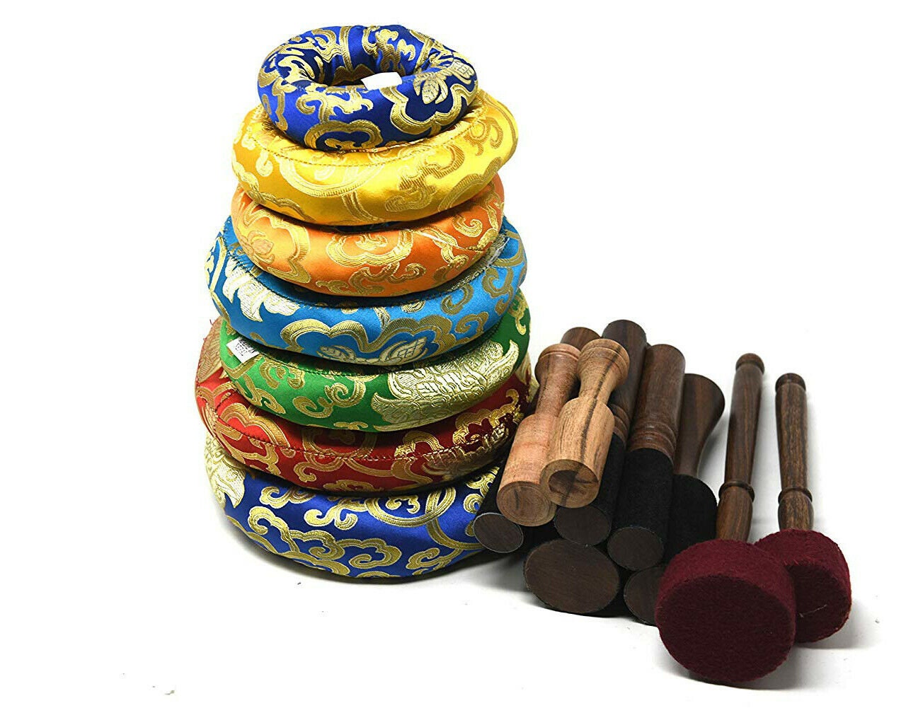 Tibetan Singing bowls chakra set of 7 handcrafted singing Etsy