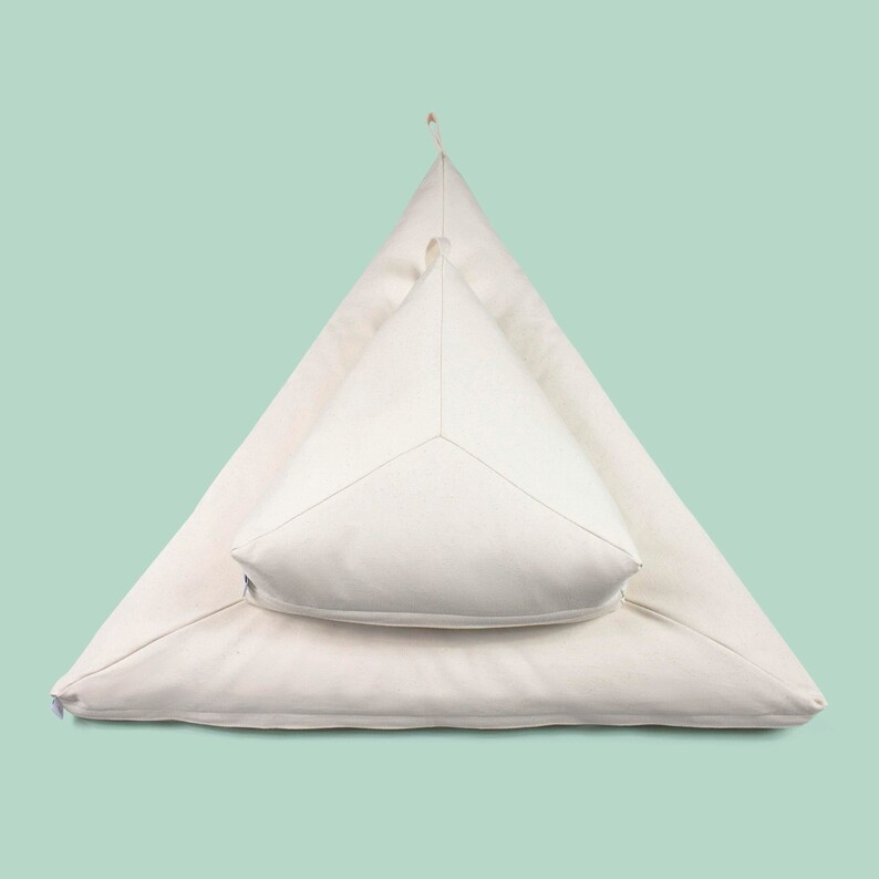 Meditation Cushion Set Modern Triangle Nobl Cushions Etsy