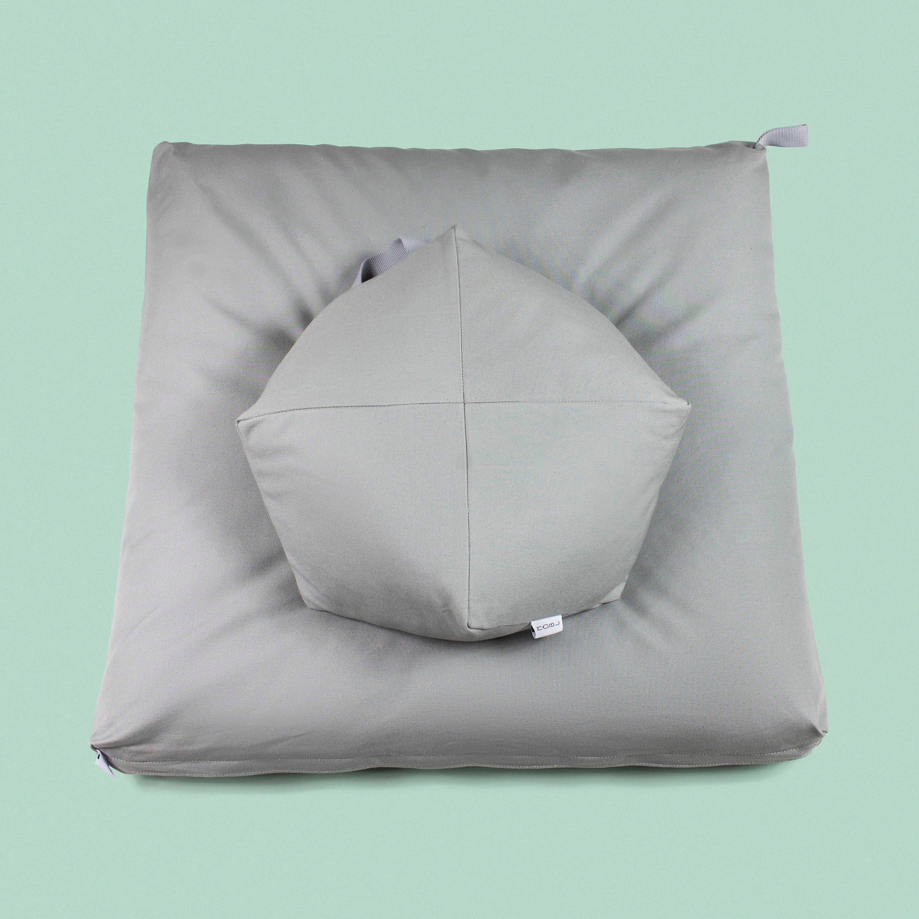 Meditation Pillow Modern Triangle, Mediation Cushion, Nobl Cushions, Meditation  Floor Seat, Yoga Bolster, Buckwheat Pillow 