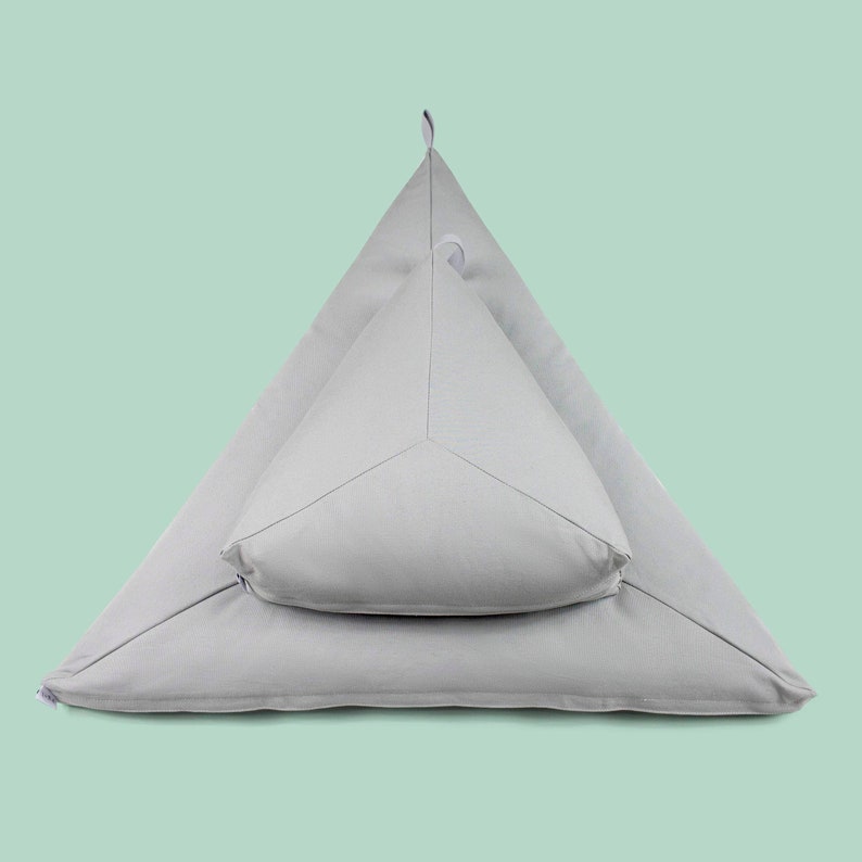 Meditation Cushion Set Modern Triangle Nobl Cushions Etsy