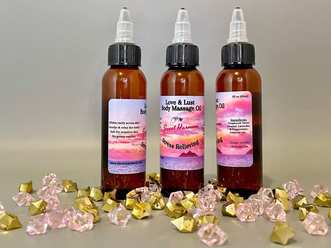 Sweet Harmoni Stress Relief Body Massage Oil - Etsy