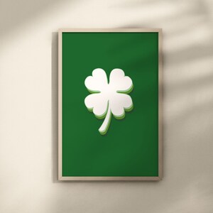 St. Patrick’s Day wall art decor, GREEN SHAMROCK PRINTABLE, St. Patrick’s Day printable, St. Patrick’s Day gallery wall, digital downloads