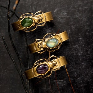 Sacred Scarab Cuff