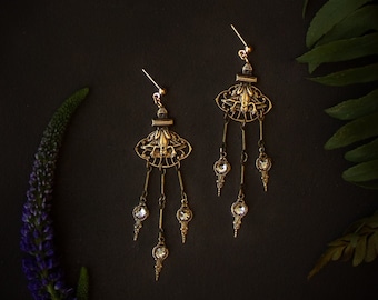 Chorus Frog Dagger Earrings