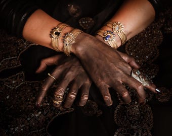 Realm of Radiance: Jeweled Scarab Cuff