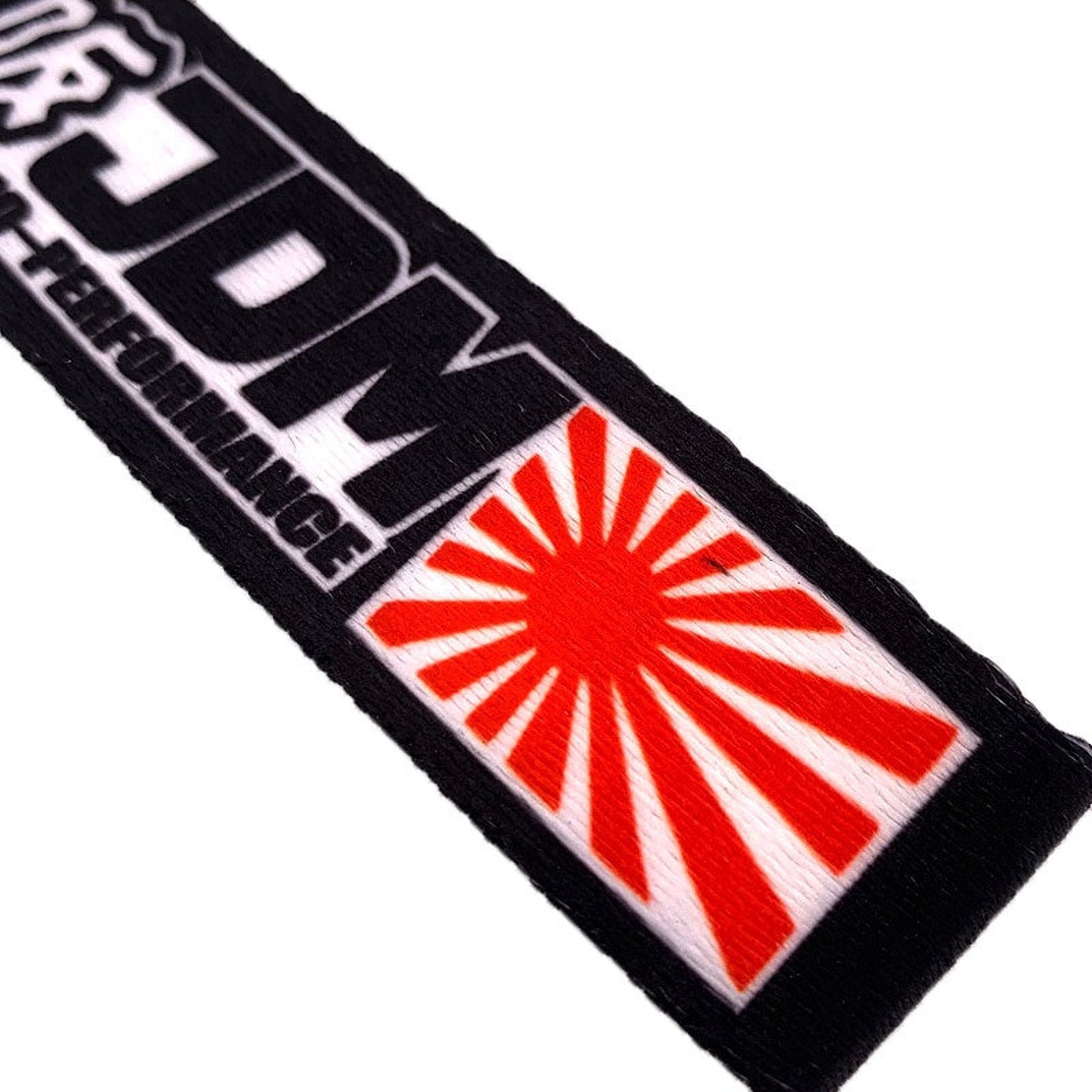 JDM Keychain, JDM Performance, Nylon Keychain With Embroidery Stitching