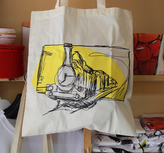 Shoppers y bolsos serigrafiados a mano Etsy Espana