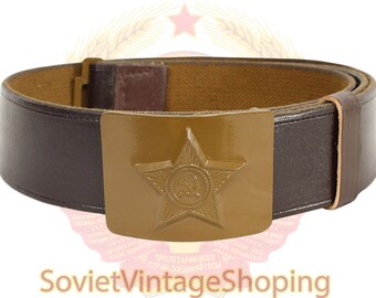 soviet military belt