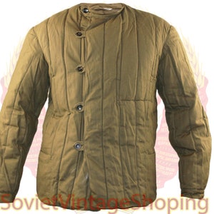soviet quilted jacket mens