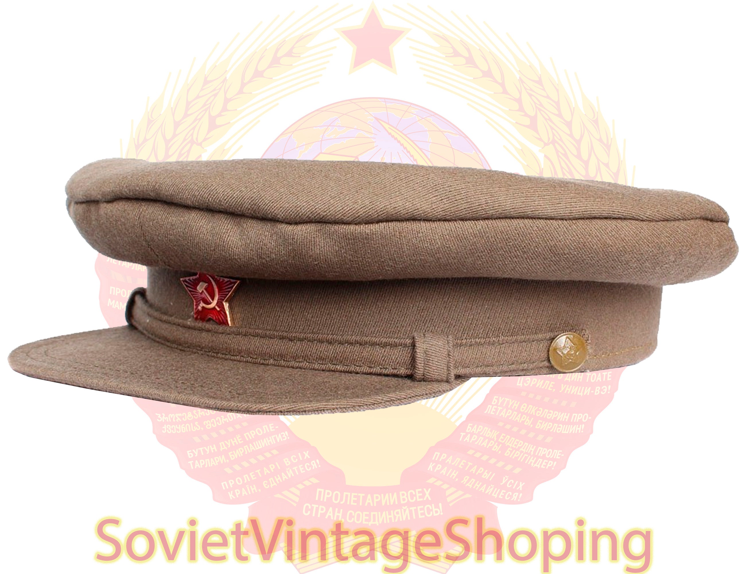 Soviet Chairman of Kolkhoz VISOR Cap 
