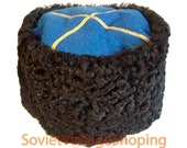 Kuban Terek Cossack Cavalry Karakul hat PAPAHA Russian Soviet military Astrakhan fur winter hat