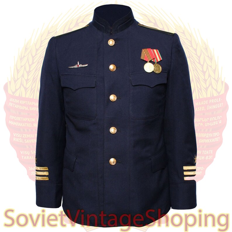 Soviet Military SUBMARINE COMMANDER Uniform Sean Connery Etsy