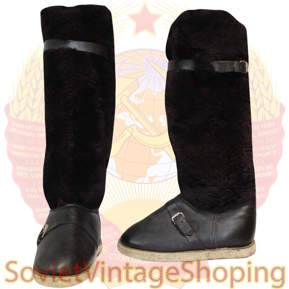 soviet winter boots