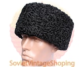 Kuban Karakul hat Soviet PAPAHA Russian Russian Army military Astrakhan fur winter hat