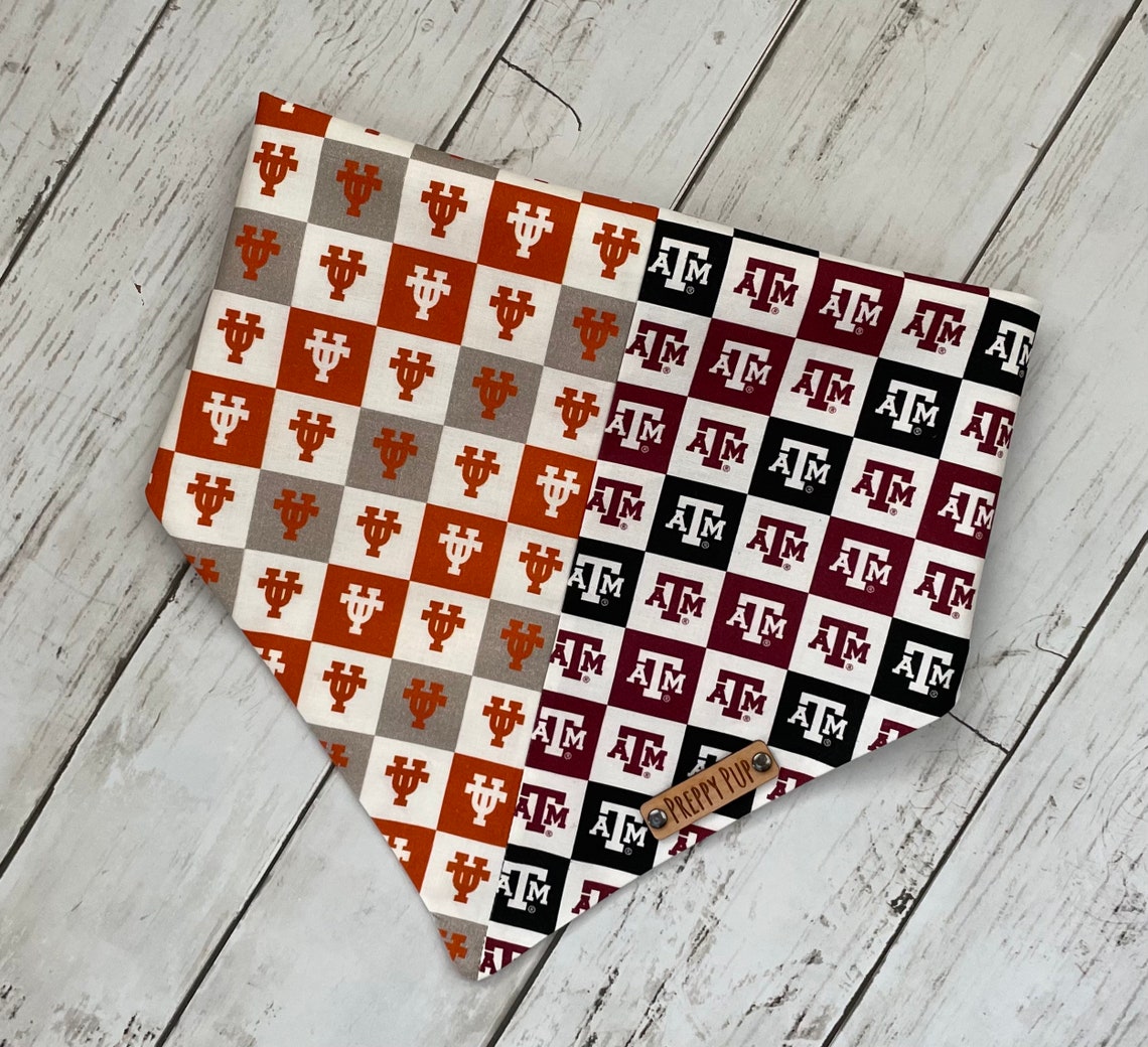 HOUSE DIVIDEDAggie/Longhorn Dog bandana Etsy