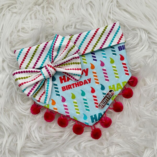 Happy Birthday Dog Bandana Etsy