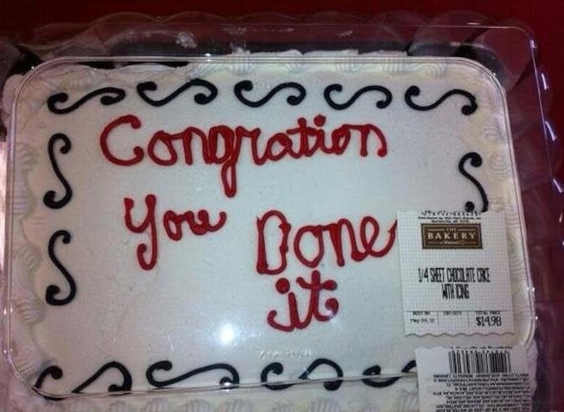 Congration You Done It Embroidery, Meme Embroidery, Meme Reference