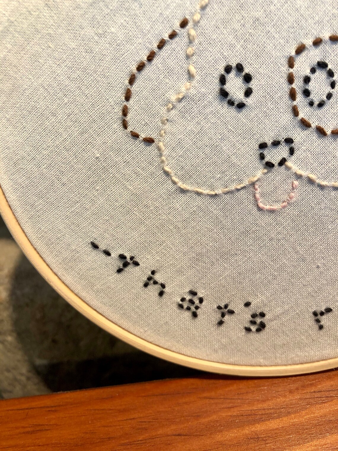 That's Ruff Dog That's Ruff Dog Embroidery, Dog Emoji, Embroidered Dog, Dog Embroidery ...