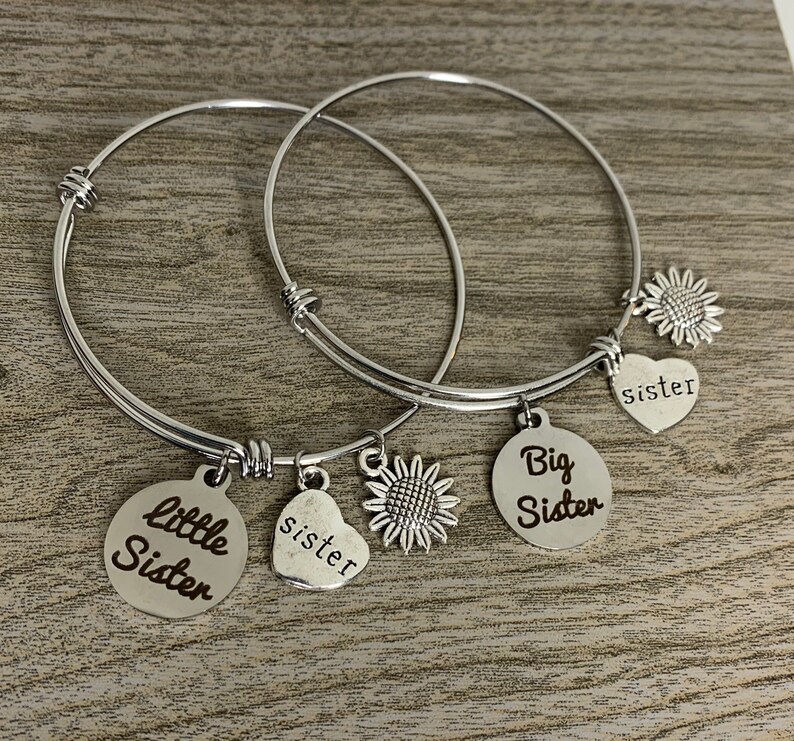 Matching Sister Bracelet Set Sister Gift Idea Sister Etsy