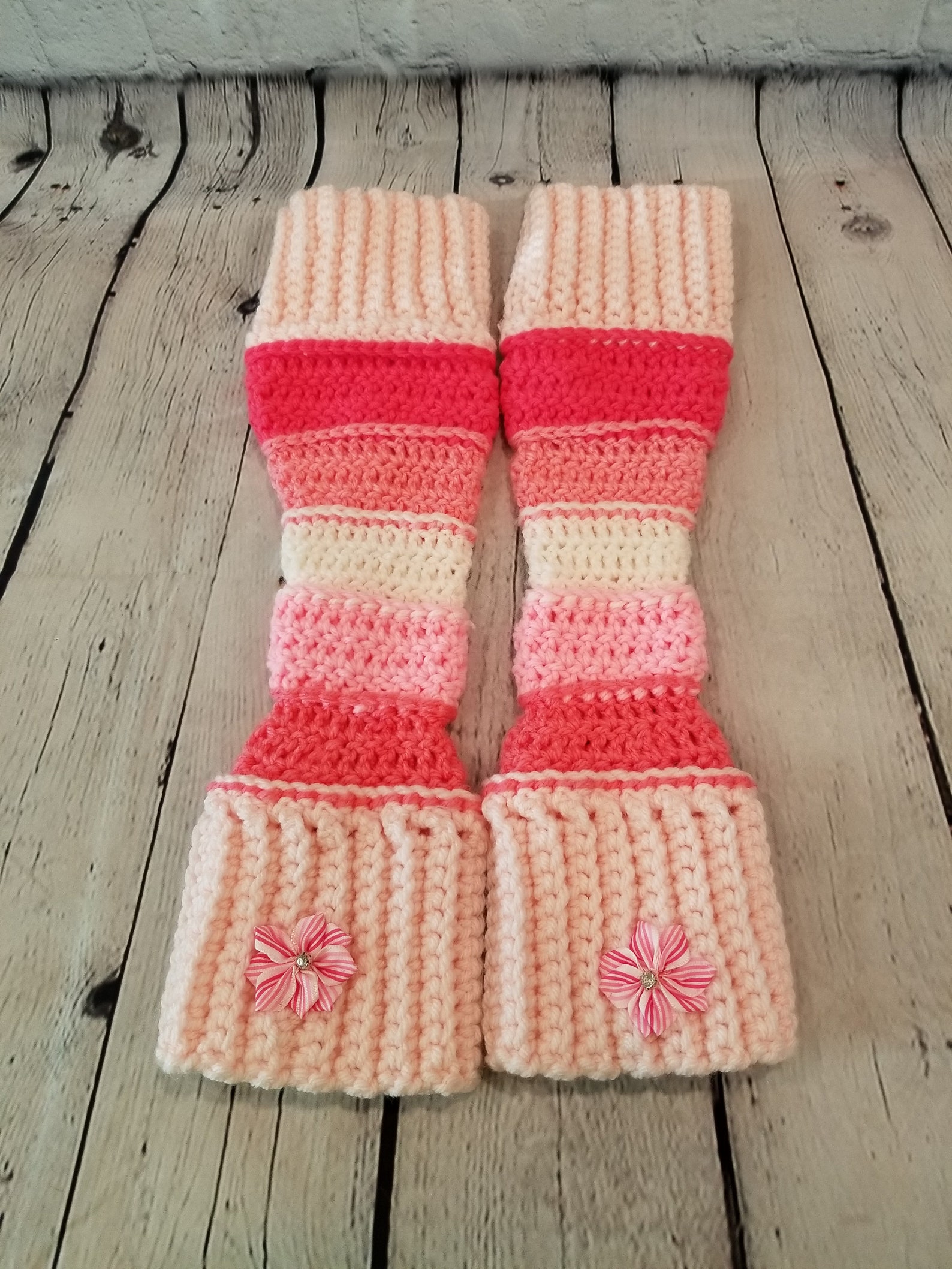 Pretty in Pink Arm Warmers Etsy