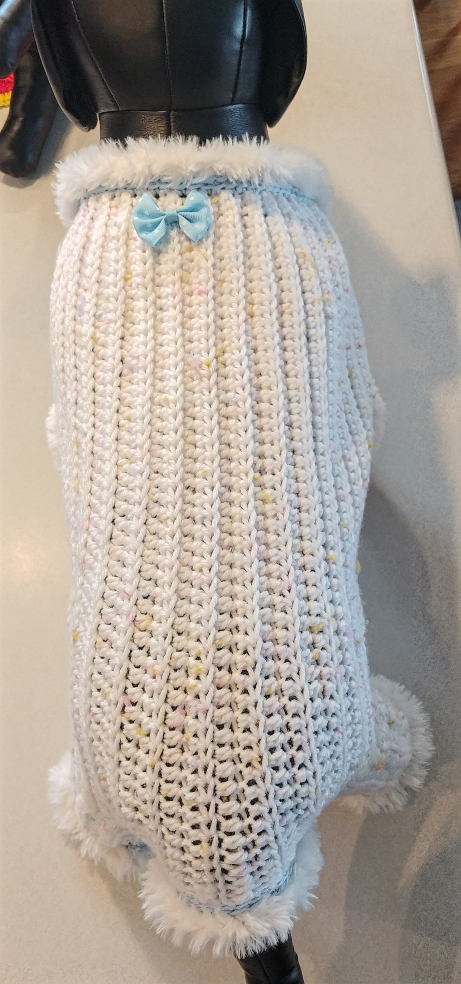 Faux Furlined Crochet Dog Pajamas Etsy