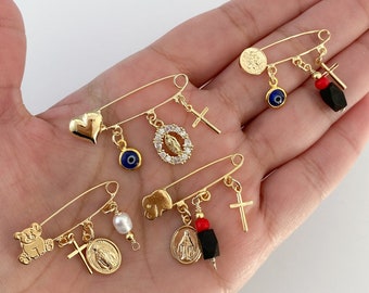Baby Brosche, Baby Sicherheitsnadel, Baby Böser Blick Schmuck, Neugeborenen Geschenk, Baby-Dusche-Geschenk, Schutz Amulett für Baby, Baby Schmuck, Baby Geschenk