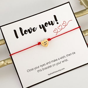 Gold heart bracelet, tiny heart, couple bracelets, friendship bracelet, protection bracelet, wish bracelet, girlfriend gift anniversary gift
