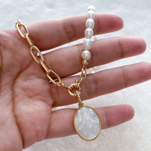 Mother Pearl Medal Etsy