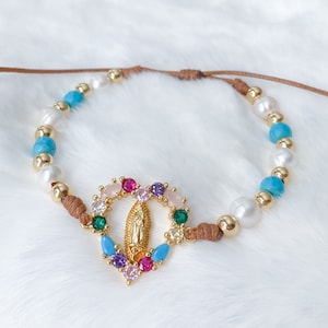 Virgen de Guadalupe bracelet, catholic gifts, Virgin Mary bracelet, Guadalupe bracelet, religious jewelry, Mexican jewelry, catholic jewelry