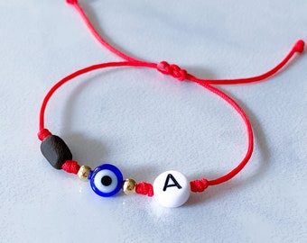 Evil eye baby bracelet, red string bracelet, protection bracelet, amulet, baby shower gift, newborn gift, third eye, azabache, mal de ojo