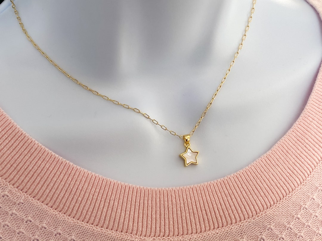★PEARLY MORE★ Small Star Daily Necklace il_1080xN.2724690858_84uq.jpg